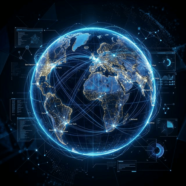 Global Network Globe